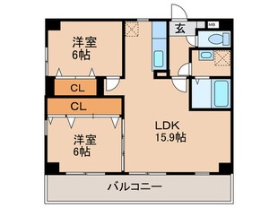 サンシティ南ヶ丘21の物件間取画像